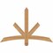 Ekena Millwork Alberta Smooth Timber Gable Bracket, Western Red Cedar, 48"W x 32"H x 1 1/2"D x 3 1/2"F, 16/12 Pitch GBW048X32X0204ALB00SWR - alternate 1